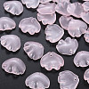 Transparent Baking Painted Imitation Jade Glass Pendants DGLA-Q025-001A-2