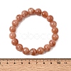 10MM Natural Sunstone Round Beaded Stretch Bracelets for Women GG-CBA3F02-11B-5