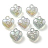 Luminous UV Plating Transparent Acrylic Pendants OACR-P010-10B-1