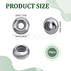 50Pcs 304 Stainless Steel Beads STAS-ME0002-64-2