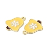 Christmas Alloy Enamel Pendants ENAM-D050-13H-01G-2