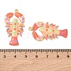 304 Stainless Steel Enamel Pendants STAS-Q119-16G-04-3