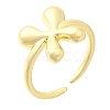 Rack Plating Brass Open Cuff Rings RJEW-S394-01G-X-2