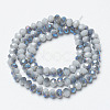 Electroplate Opaque Solid Color Glass Beads Strands EGLA-A034-P4mm-I12-2