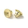 Rack Plating Brass Ear Nuts X-KK-G480-06G-2