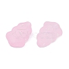 Frosted Transparent Acrylic Beads OACR-P029-04B-05-3