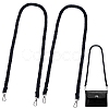2Pcs Imitation Leather Twist Knitting Cord Mobile Straps FIND-CP0003-73B-1
