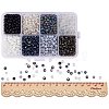 Mixed Style 6/0 Round Glass Seed Beads SEED-PH0006-4mm-01-4