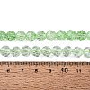 Crackle Transparent Glass Beads Strands GLAA-N068-06A-09-4