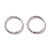 Non-Tarnish 304 Stainless Steel Open Jump Rings STAS-C040-01D-P-3
