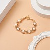 Natural Pearl Beaded Bracelet BJEW-JB09079-2