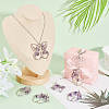 6Pcs 6 Styles Natural Amethyst Copper Wire Wrapped Chip Big Pendants G-PH0002-16-5