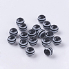 Round Striped Resin Beads X-RESI-R158-6mm-11-1
