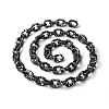 Spray Painted CCB Plastic Curb Chains & Cable Chains AJEW-JB01046-4