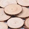Unfinished Natural Poplar Wood Cabochons WOOD-E018-12-3