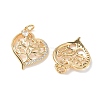 SHEGRACE Valentine's Day Brass Clear Cubic Zirconia Pendants XGRQ3K440-558G-2