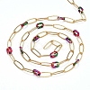 Handmade Brass Paperclip Chains CHC-H102-13G-B-3