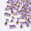 Transparent Glass Charms X-GLAA-T007-13C-1