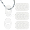 200Pcs 2 Styles Plastic Pegboard Hooks Stoppers FIND-FH0011-20-1