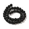 Natural Lava Rock Bead Strands G-L435-03-8mm-18-2