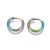 304 Stainless Steel Huggie Hoop Earrings EJEW-G272-02-10mm-M-1