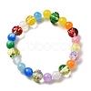 98Pcs Fruits Theme Resin Enamel Beads RESI-Z041-02-4