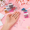 8Boxes 8 Colors Iron Pins TOOL-TA0001-05-6