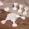 240Pcs 8 Colors Paper Necklace Display Cards CDIS-TA0001-14-12