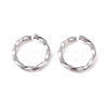 Tarnish Resistant 304 Stainless Steel Open Jump Rings STAS-F191-12P-C-4