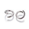 Tarnish Resistant 304 Stainless Steel Open Jump Rings STAS-G190-15P-1