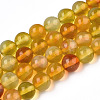 Glass Round Beads Strands GLAA-M044-01J-1