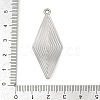 304 Stainless Steel Pendants STAS-D366-02B-P-3