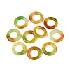 Dyed Natural White Jade Linking Rings G-Q601-43D-1