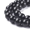 Natural Obsidian Bead Strands GSR10mmC132-4