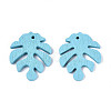 Painted Poplar Wood Pendants LS-WOOD-S045-067E-1