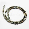 Natural African Turquoise(Jasper) Beads Strands X-G-D840-90-4mm-2
