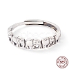 Elephant 925 Sterling Silver Adjustable Rings for Men Women STER-G032-03AS-5