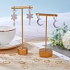 80Pcs 2 Colors  304 Stainless Steel Hoop Earrings Findings STAS-BBC0003-15-4