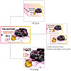 100Pcs Duck Theme Paper Luggage Tag AJEW-CN0003-40C-3