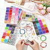DIY Handmade Polymer Clay & Glass Seed Beads Bracelets Making Kits DIY-YW0011-15-4