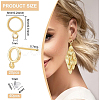 20Pcs Brass Stud Earring Findings KK-BC0008-36-2
