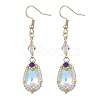 Handmade Glass Seed Beads Teardrop Dangle Earrings EJEW-MZ00576-04-2