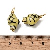 Handmade Porcelain Pendants PR-CBA0027-06G-01-3