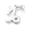 304 Stainless Steel Pendants STAS-L210-06-P-3