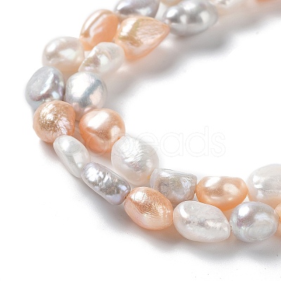 Natural Cultured Freshwater Pearl Beads Strands PEAR-Z002-30-1