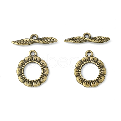 Tibetan Style Toggle Clasps LS-MLF11359Y-NF-1