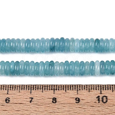 Dyed Natural White Jade Beads Strands G-T142-6mm-05F-1