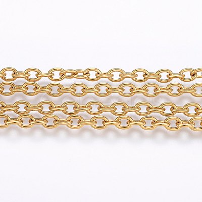304 Stainless Steel Cable Chains CHS-I002-09G-1