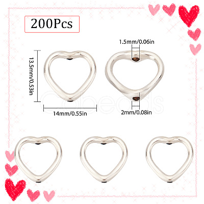 200PCS Tibetan Style Alloy Bead Frames TIBEB-SC0001-21-1