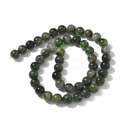 Natural Green Diopside Beads Strands G-K382-B01-02-1